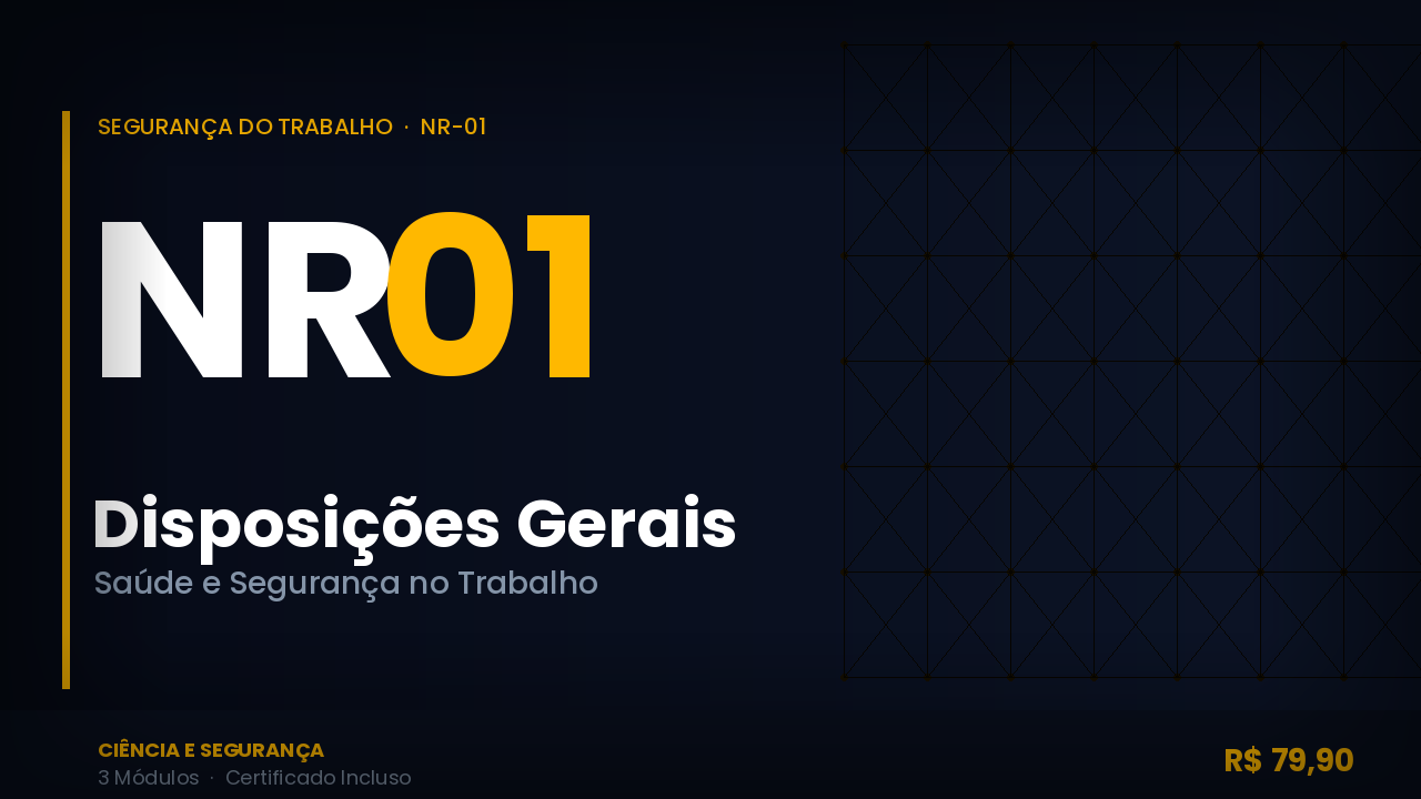 NR-01 — Gerenciamento de Riscos Ocupacionais